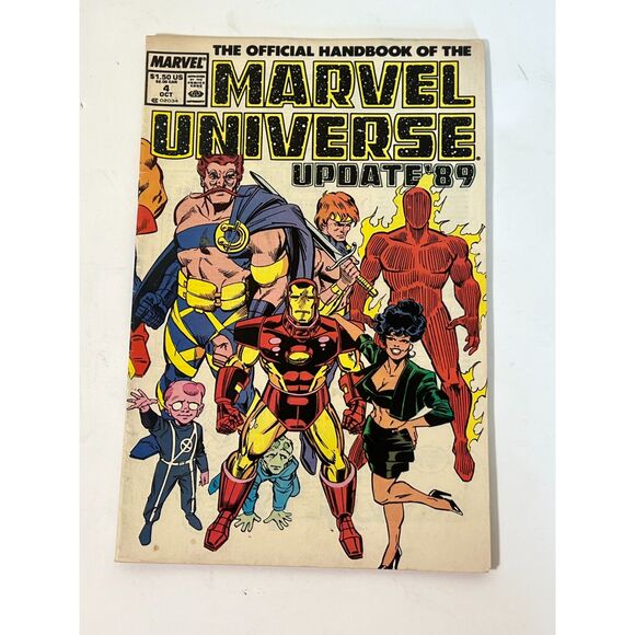 Vintage Comic - The Official Handbook of the Marvel Universe (1989) - Picture 1 of 1